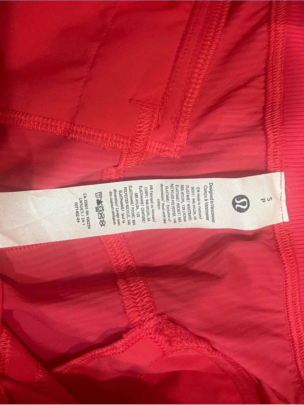 New. Lululemon Size S Hot Pink Cargo Jogger Pants